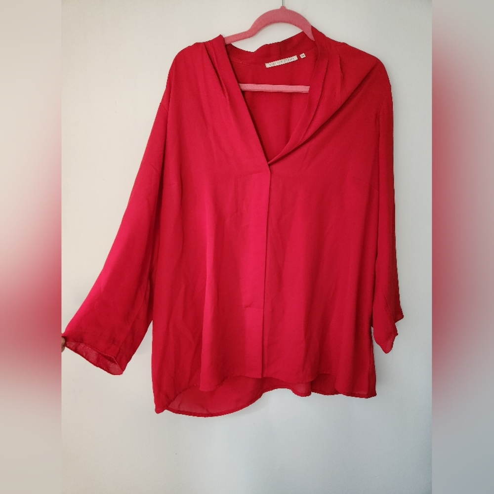 Elegant Red Women's Top